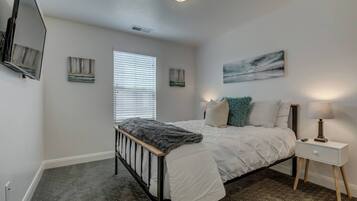 Desk, iron/ironing board, travel crib, WiFi