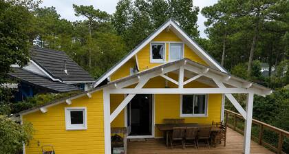 Charming naturist chalet at La Jenny – Atlantic coast, sleeps 4