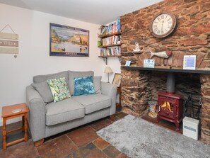 Fernseher, Kamin