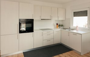 Kühlschrank, Ofen, Herdplatte, Geschirrspüler