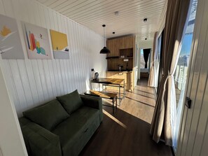 Living area - Container House with Mountain Views Near Gudauri (Dusheti)
