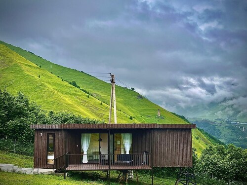 Container House with Mountain Views Near Gudauri