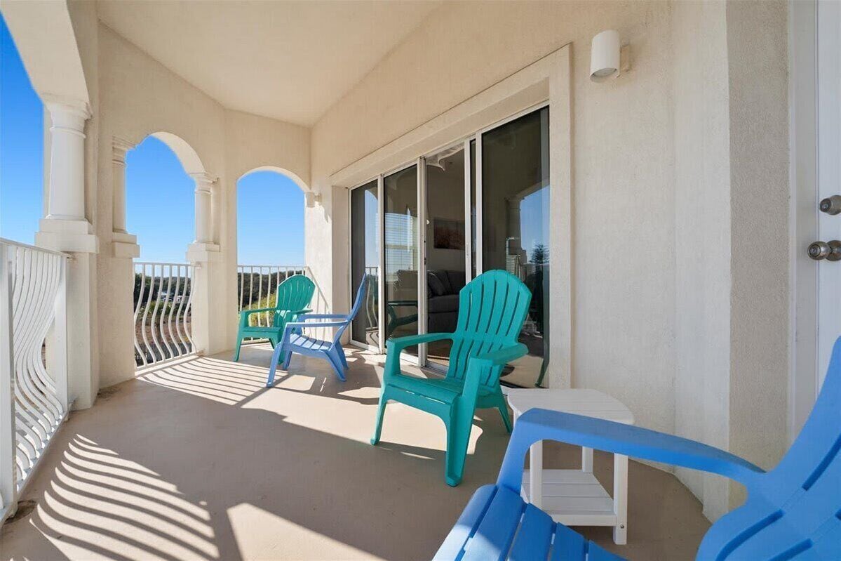 Condo, Plusieurs lits, vue sur l’océan (Villas II 309) | Terrasse/patio