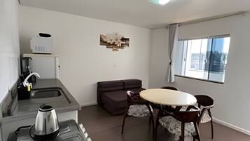 Apartment | Private kitchen | Fridge, microwave, oven, cookware/dishes/utensils