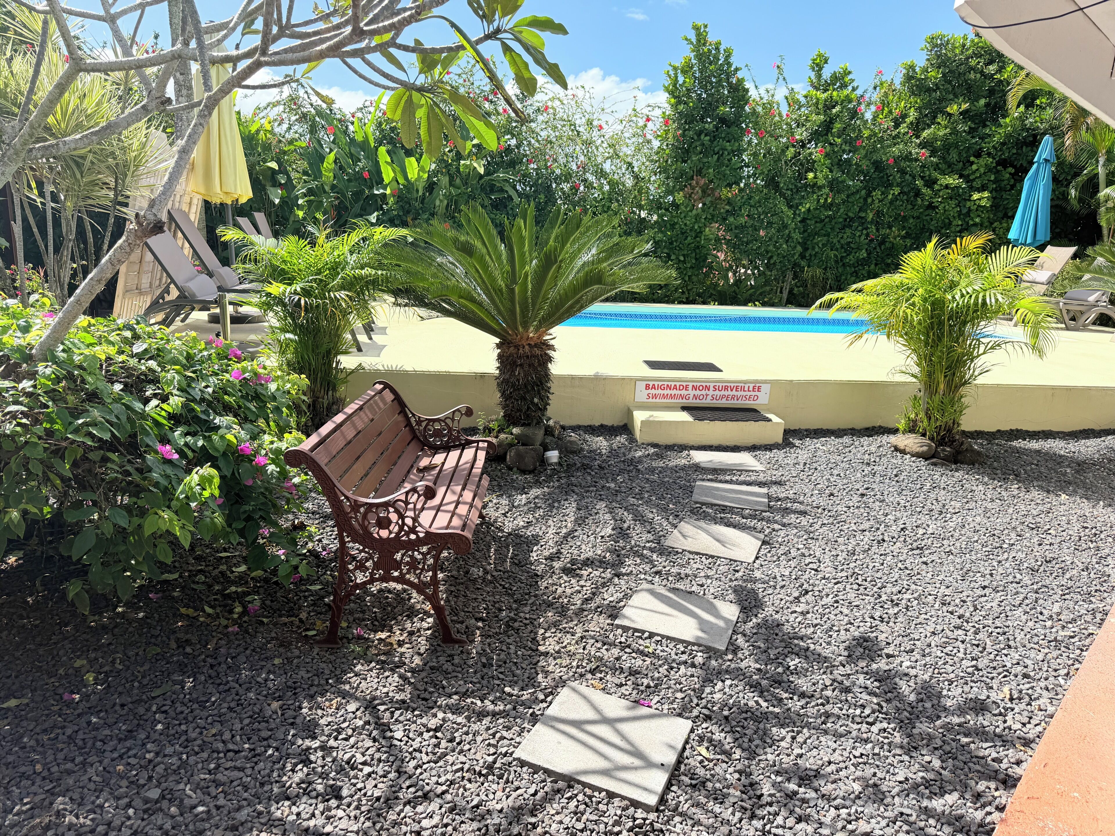 Bungalow supérieur, vue sur la mer | Piscine