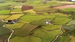 منظر من الجو على ارتفاع عالٍ