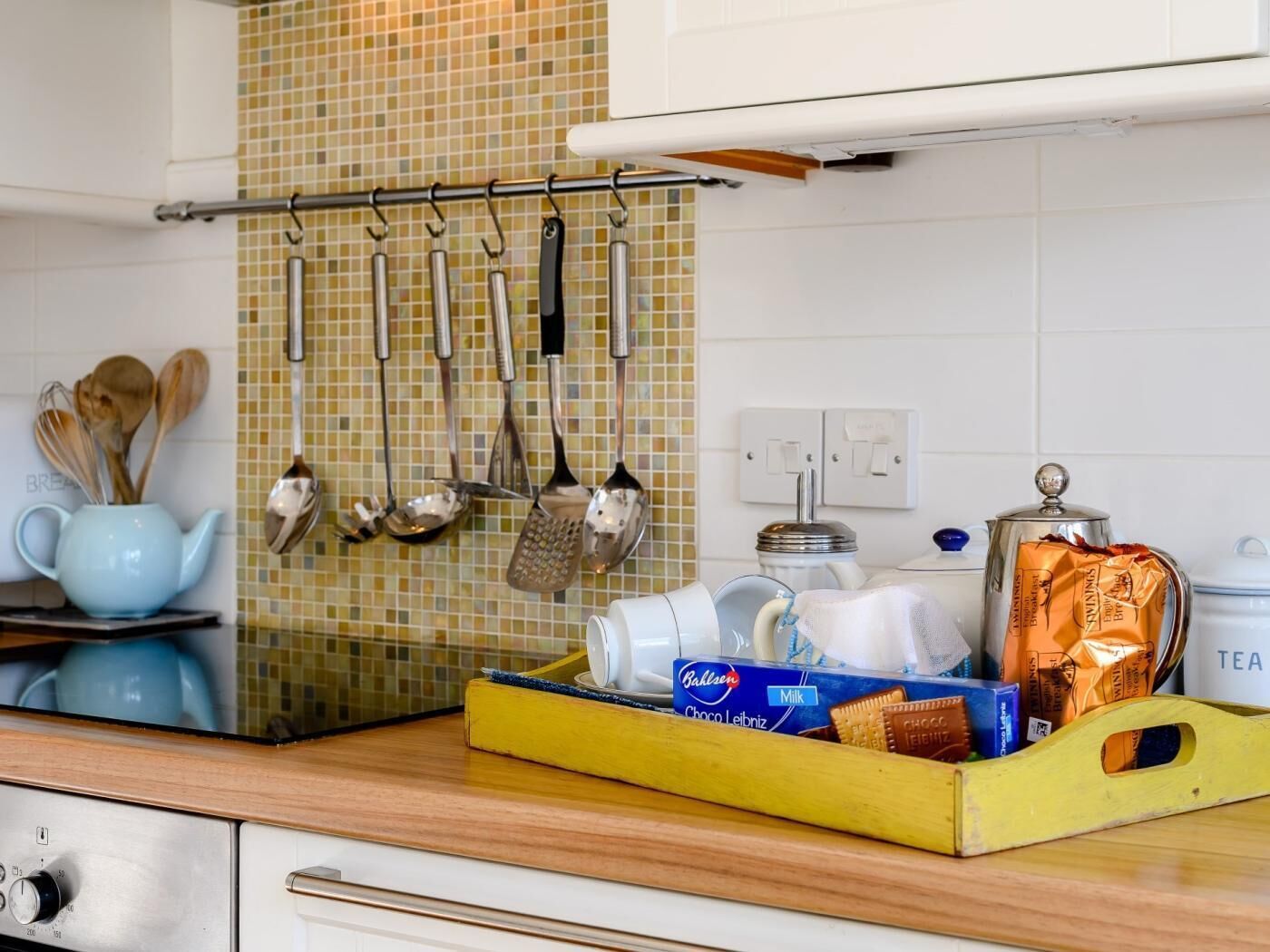 Microwave, oven, dishwasher, highchair