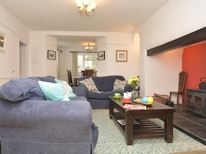 TV, fireplace - 3 Bed in Bridport (oc-dc155) (Charmouth)