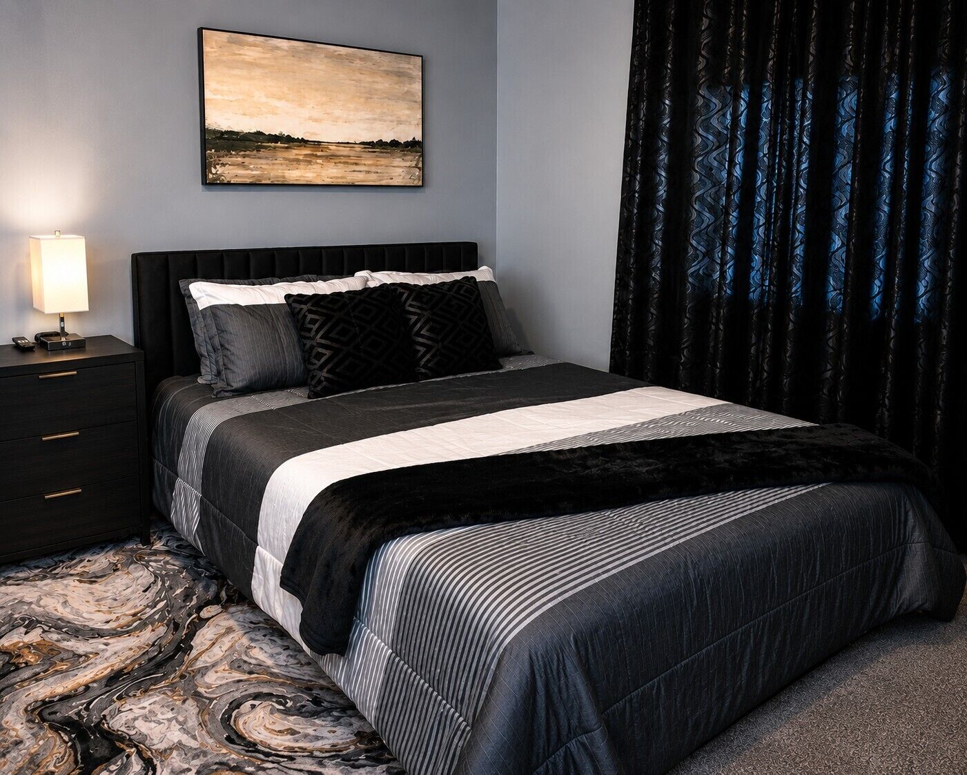 3 bedrooms, iron/ironing board, WiFi (free), bed sheets