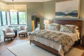 Room - Overlook Retreat Manor is a luxury private estate on 100 scenic acres for up to 24 guests. Enjoy the pool, hot tub, game room, sports court, and breathtaking sunset views. The kind of place people talk about long after they leave. (Sinking Spring)