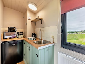 A compact kitchenette with a built-in toaster, coffee maker, and sink. - 1 Bed in Crook (oc-95170) (North Bitchburn)
