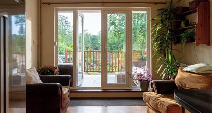 Garden Retreat with Views and Parking
