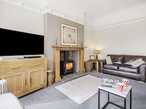 TV, fireplace - 6 Bed in Colwyn Bay (oc-88952) (Rhos on Sea)