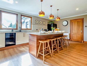 Microwave, oven, dishwasher, highchair