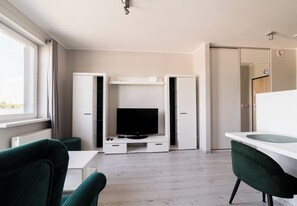 Living area - Druskienicka Green Comfort Studio (Poznań)