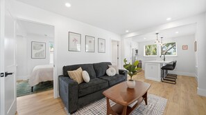 Living area - Spoonbill Cottage - New & Modern In Perfect Location w/ Waterfront Deck (St. Augustine)