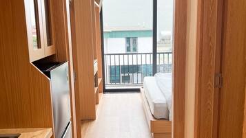 In-room safe, desk, iron/ironing board, WiFi (free)