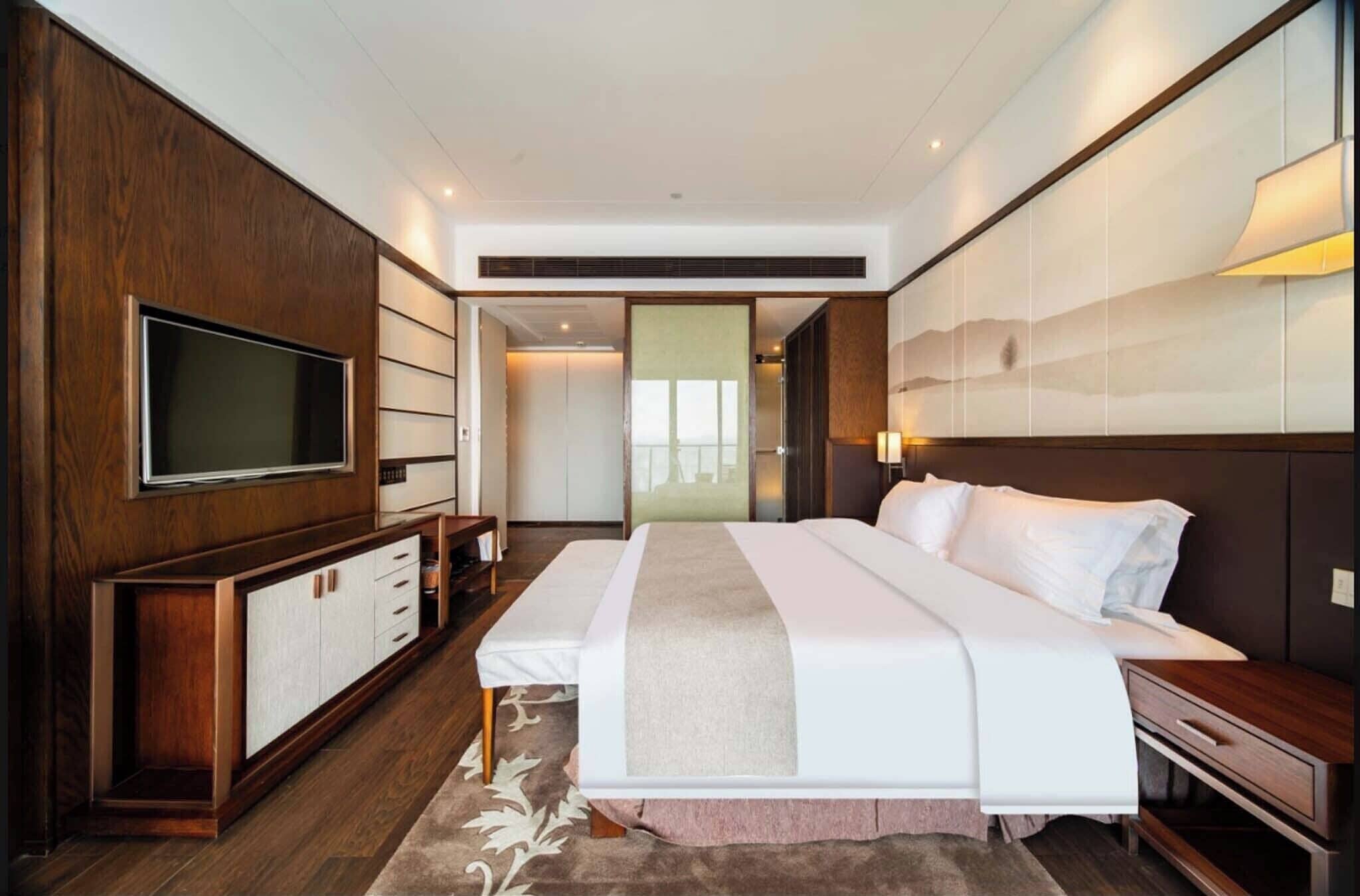 Senior Double Room, Balcony, Sea View | Premium bedding, down duvets, blackout curtains, soundproofing