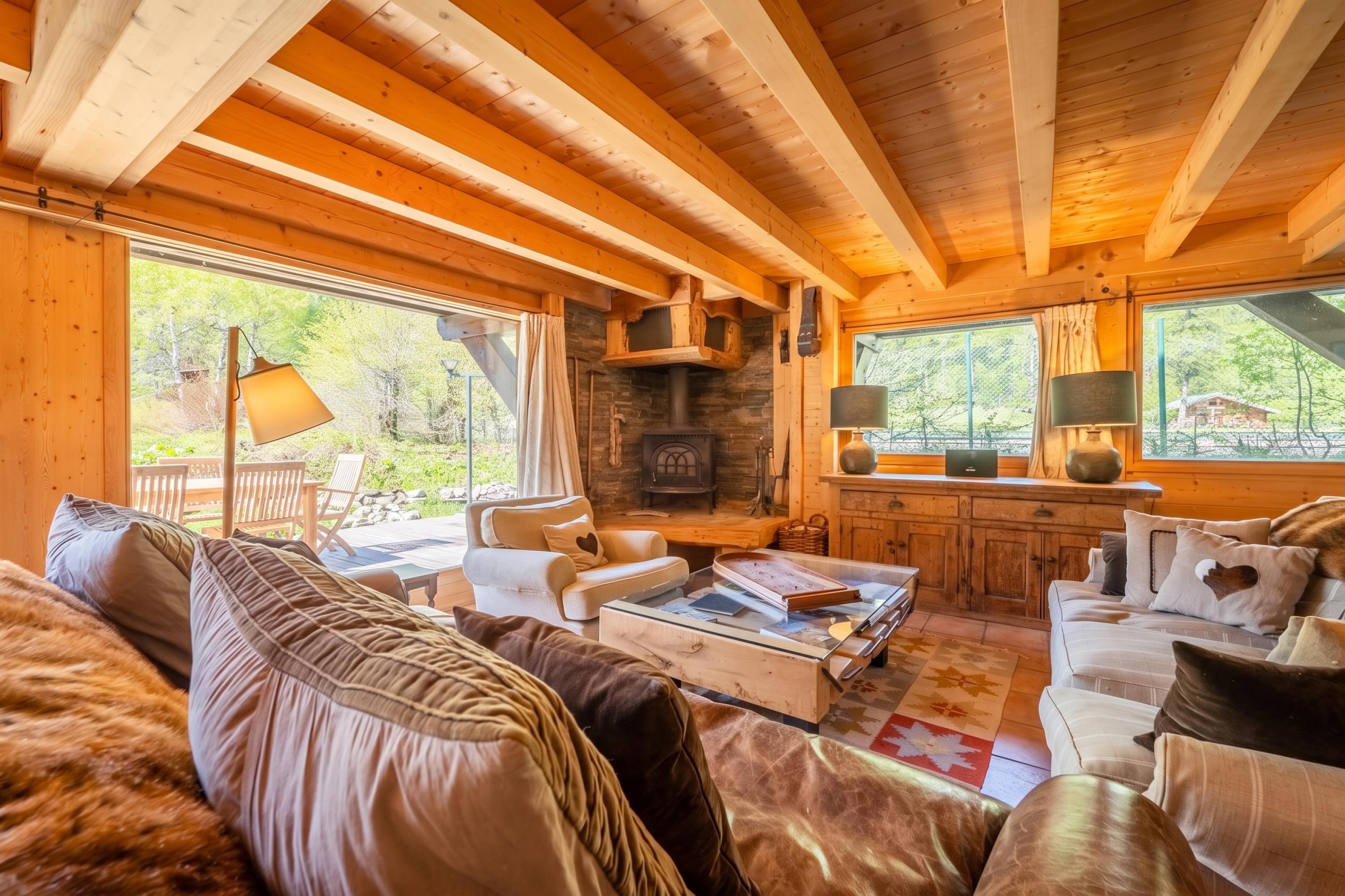 Chalet Montet Forest River Garden Lodge, Vallorcine (Argentiere), France - Vallorcine