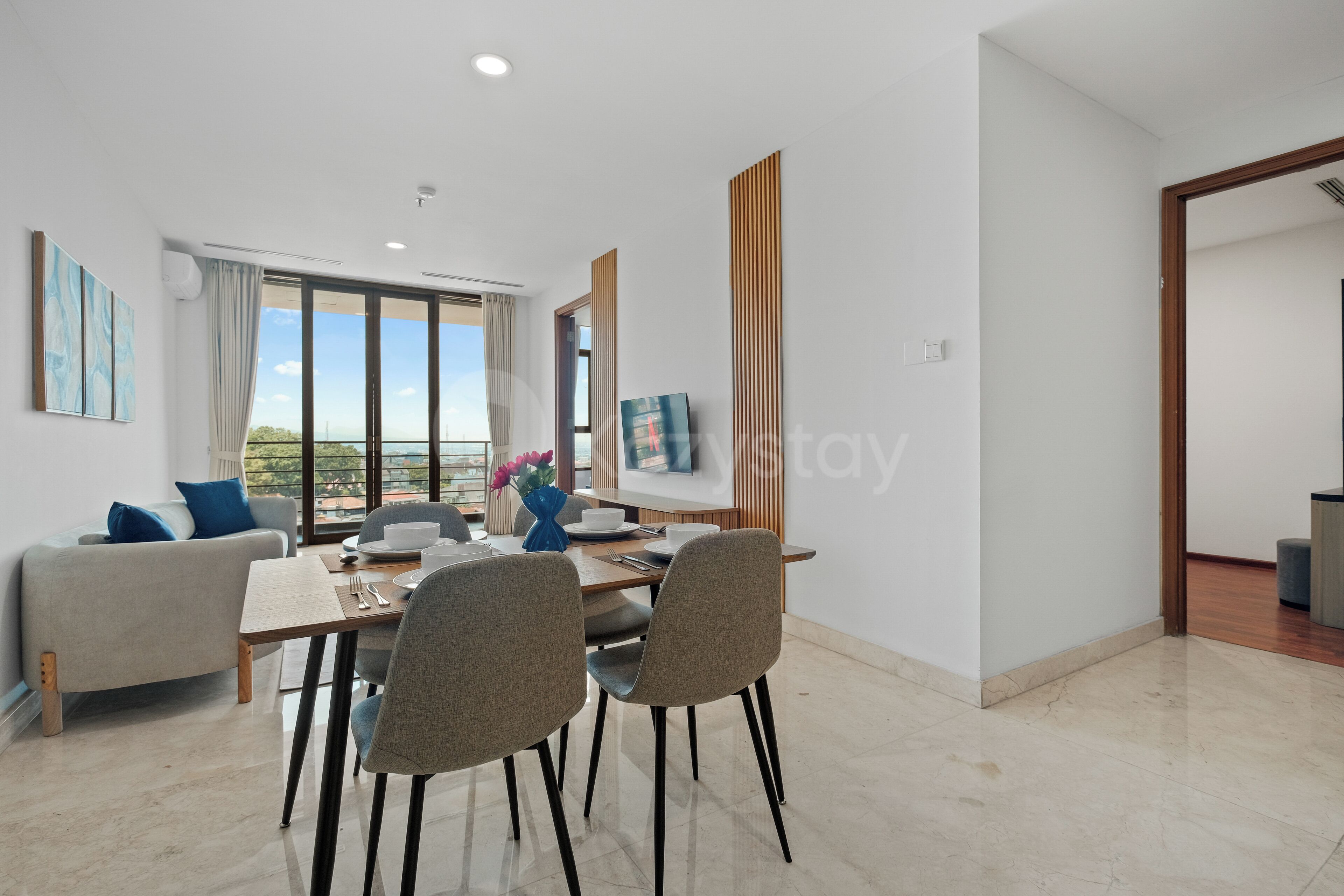Apartament, 2 dormitoris, vistes a la ciutat | Menjador