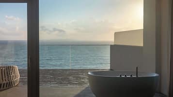 Senior Double Room, Terrace, Sea View | Terrace/patio