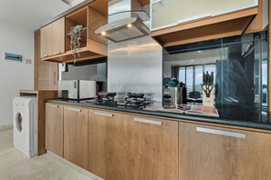 อพาร์ทเมนท์, 2 ห้องนอน, วิวเมือง | ครัวส่วนตัว