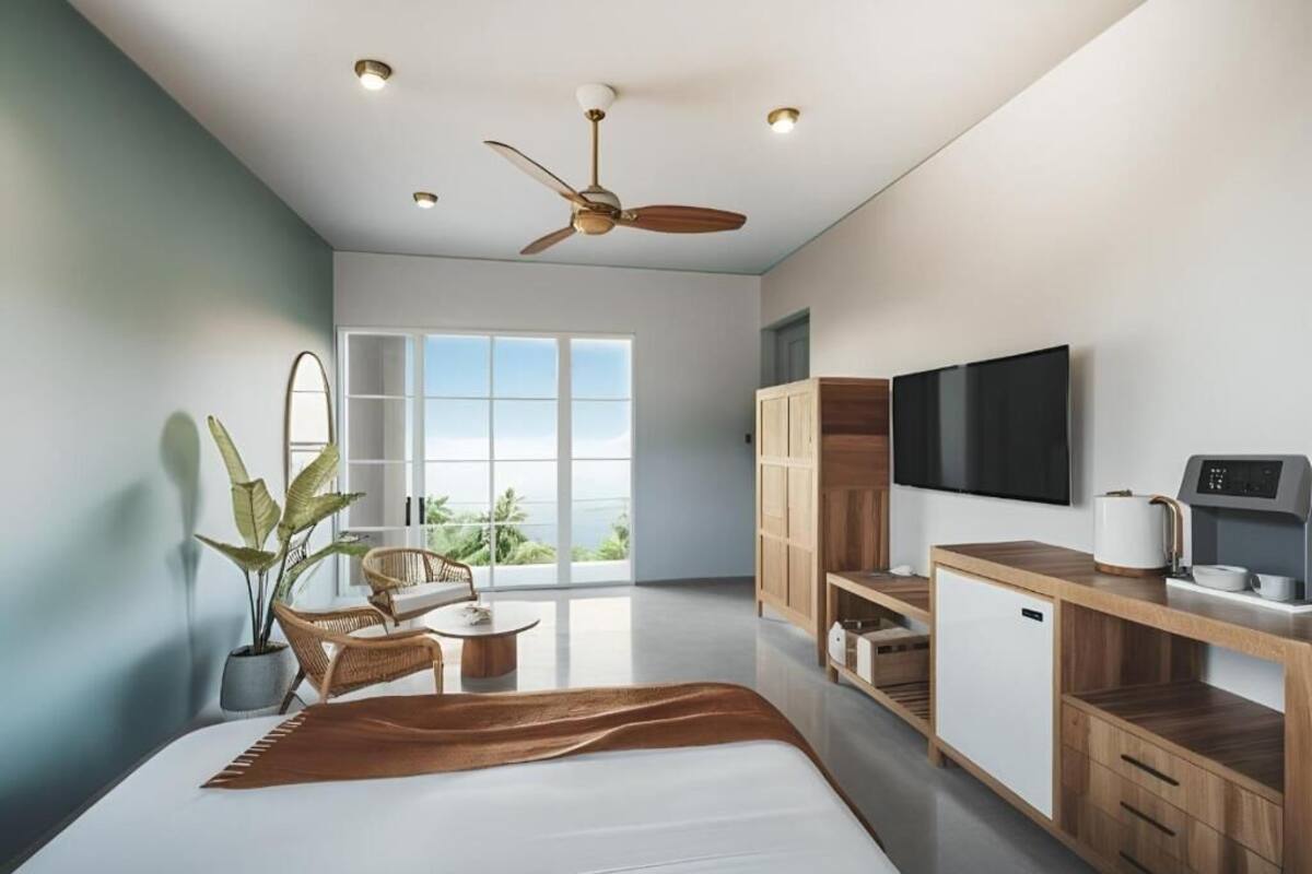 Habitación doble Deluxe | Escritorio y wifi gratis