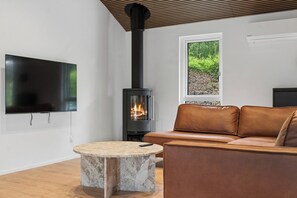 Fernseher, Kamin, Tischfußball