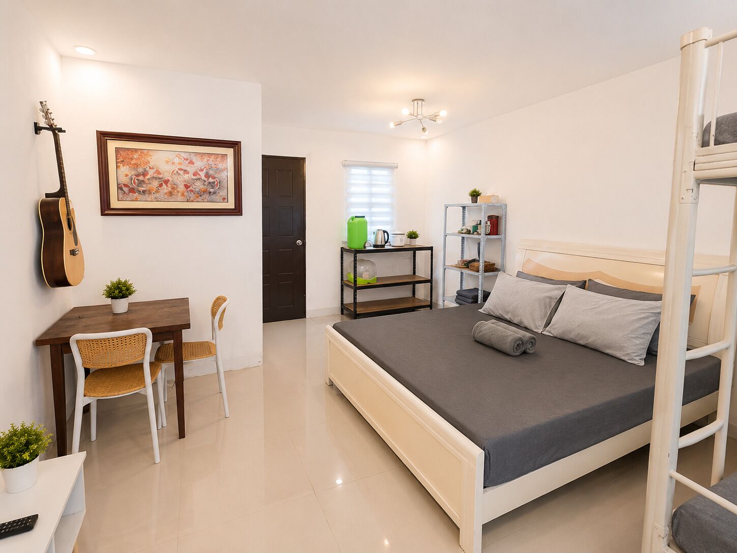 1 habitación, internet y ropa de cama 