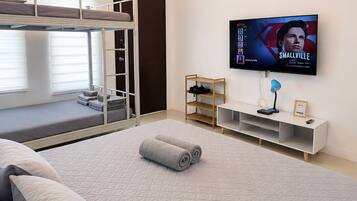 1 habitación, internet y ropa de cama