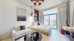 Bedroom-Hyde Walk Residence-Al Satwa - Premium Studio l near Museum of Future and Metro (Al Satwa)