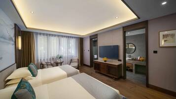 Phòng đôi hoặc 2 giường đơn cơ bản, quang cảnh sân vườn | Bàn, nôi (giường cho trẻ sơ sinh) miễn phí