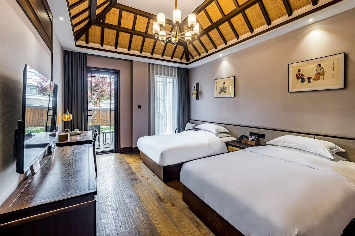 Classic Double or Twin Room, Patio, Courtyard View