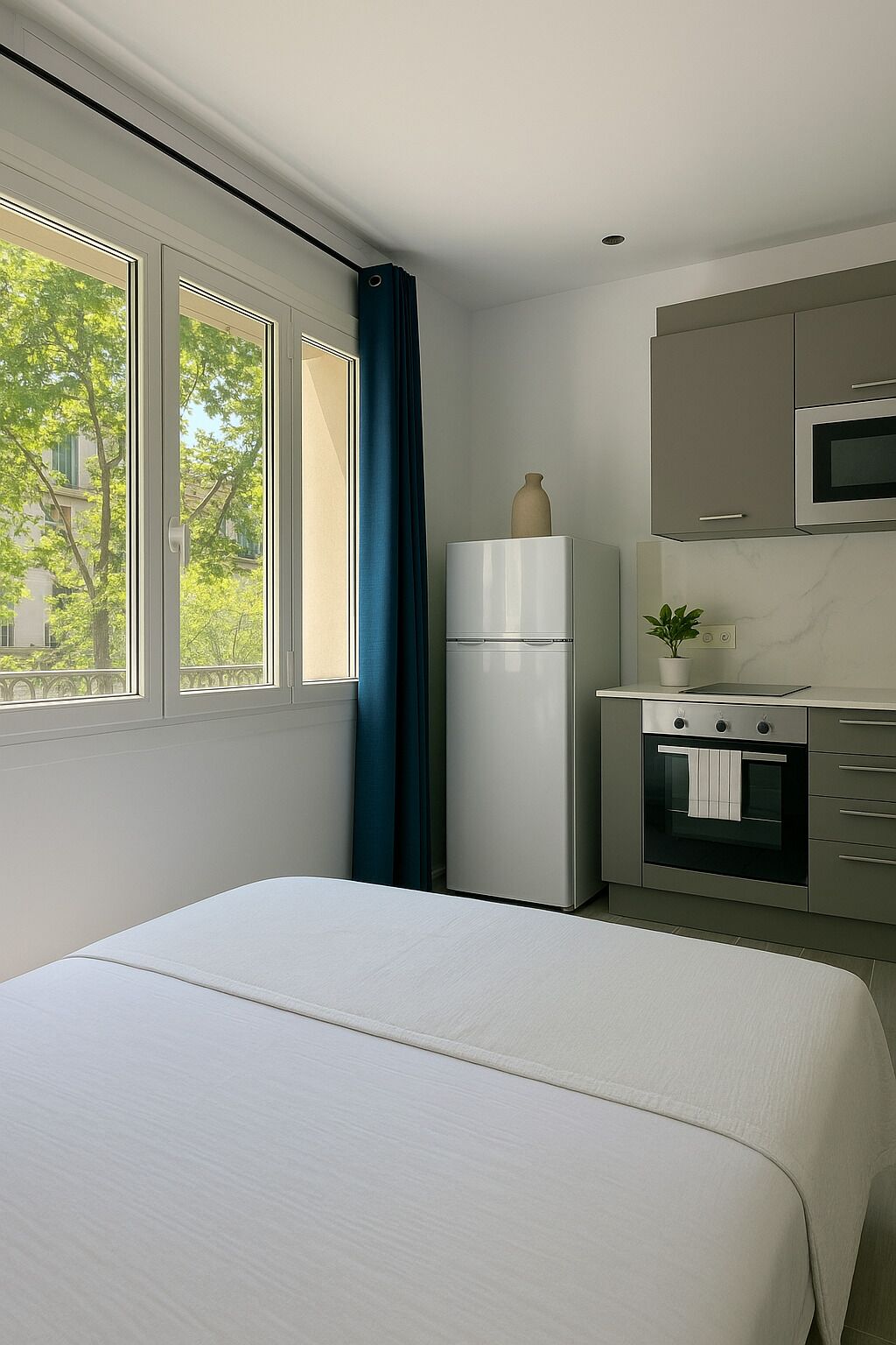 1 Schlafzimmer, Bügeleisen/Bügelbrett, kostenloses WLAN, Bettwäsche