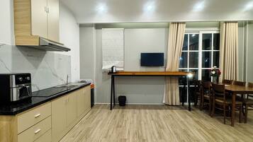Appartement Familial, vue partielle sur l'océan | Cuisine privée
