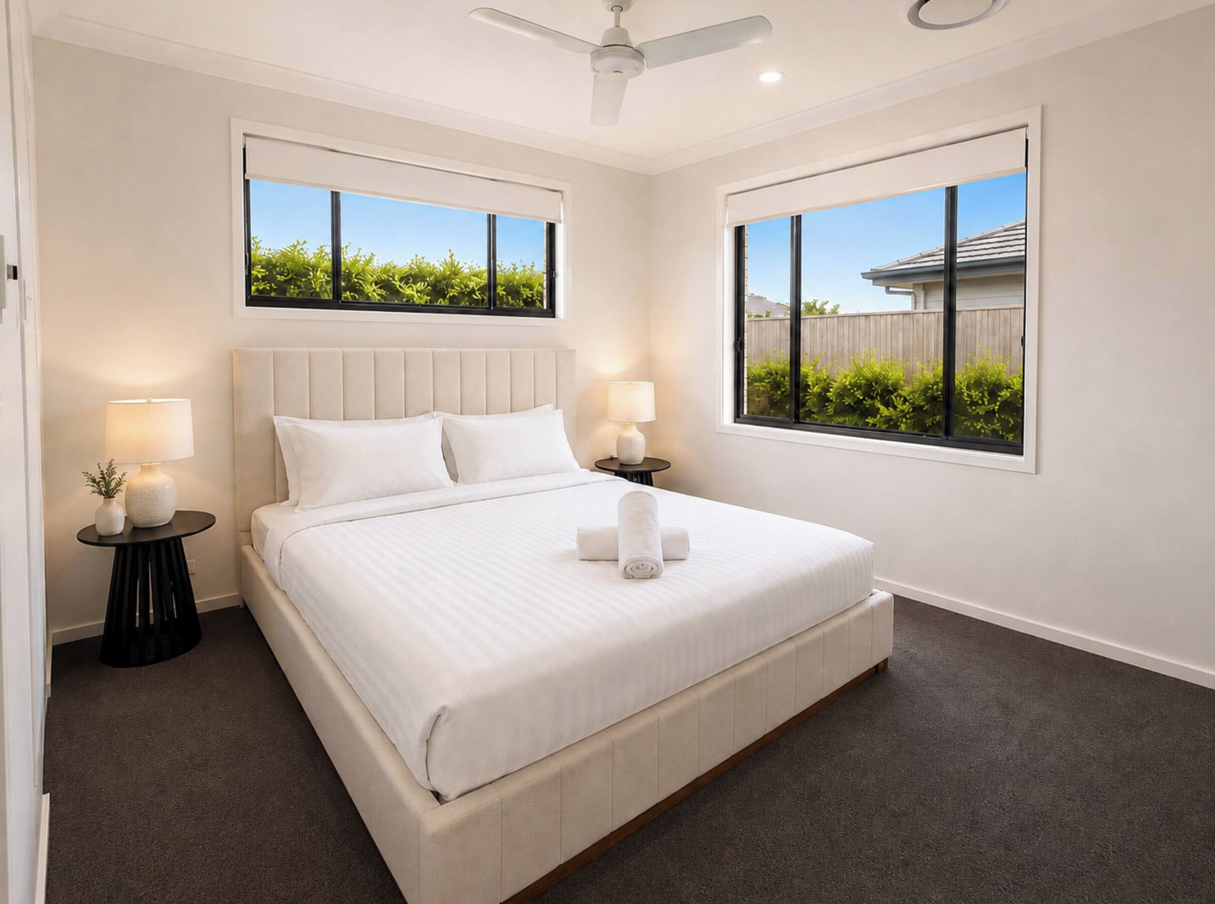 4 bedrooms, iron/ironing board, WiFi, bed sheets
