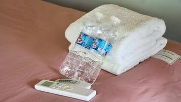 Deluxe Double Room, Balcony, Mountain View | Bathroom amenities | Shower, free toiletries, hair dryer, towels