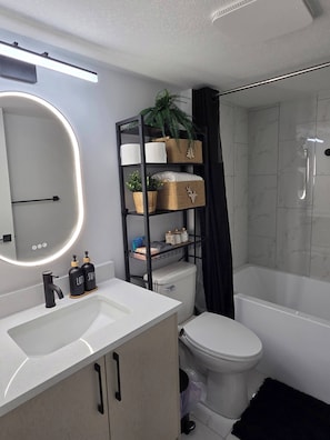 Bathroom - The Secord Suite Escape Fun Base Near the Mall (Edmonton)