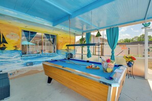Games room - Fun in the Sun! Vibrant Port Richey Home w/ Lanai (Port Richey)