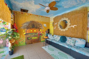 Living area - Fun in the Sun! Vibrant Port Richey Home w/ Lanai (Port Richey)