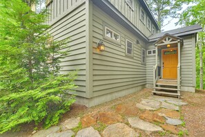 Exterior - Woodsy + Secluded! Intervale Haven w/ Deck & Patio (Intervale)