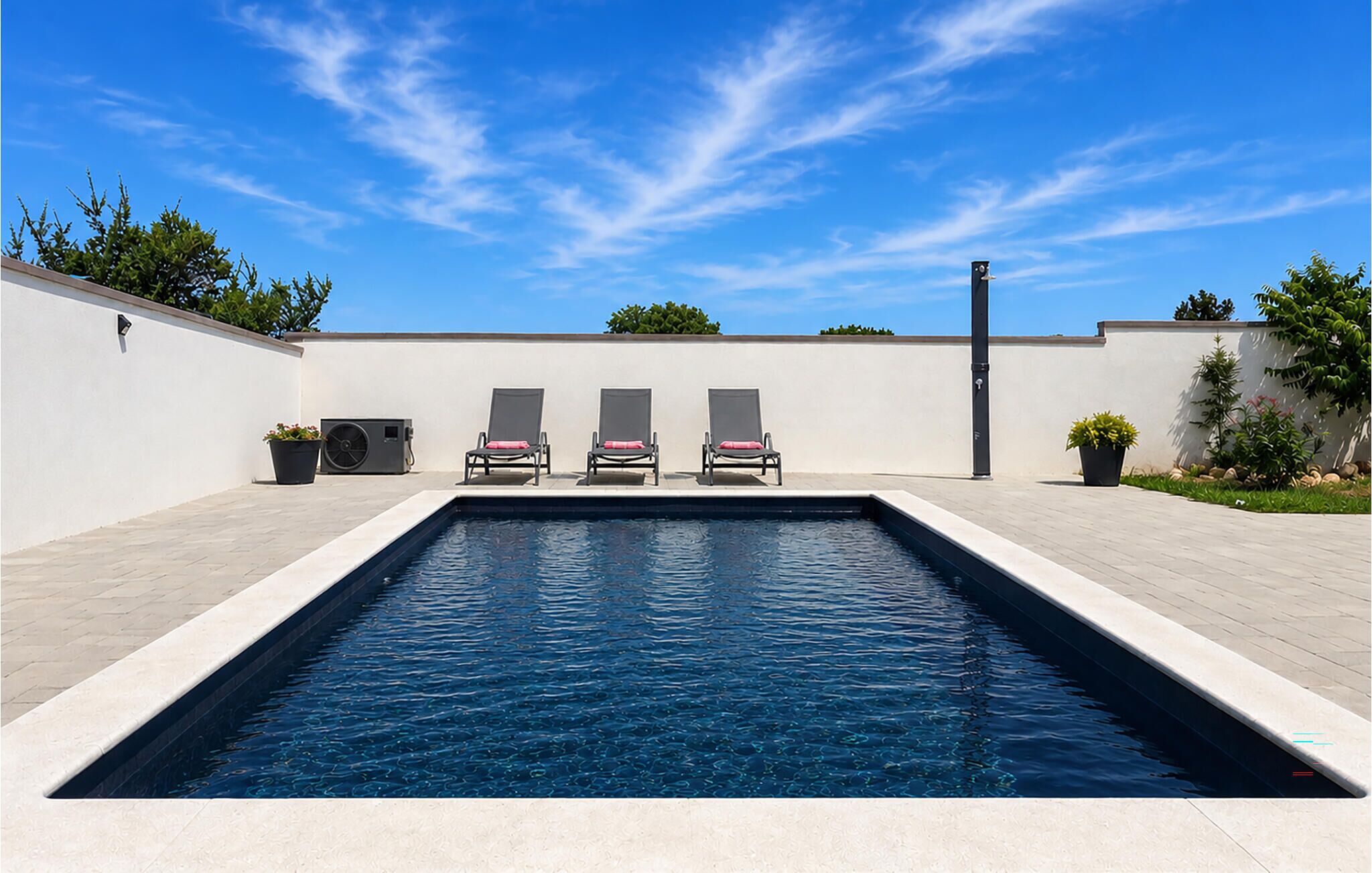Beheizter Pool