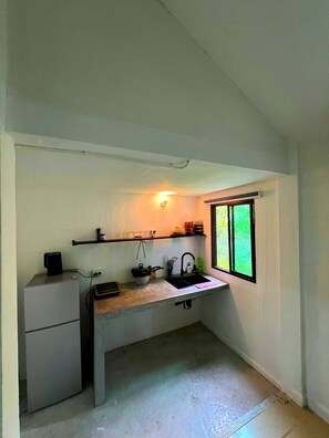 Ferienhaus, 1 Schlafzimmer, Raucher, Terrasse | Eigene Küche