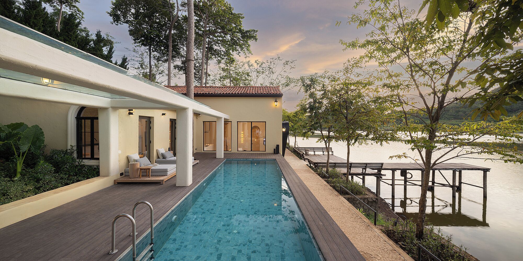 Serene Lakefront Three Bedroom  Pool Villa (24 Hours Use of Room) | Minibar (some free items), WiFi (free), bed sheets