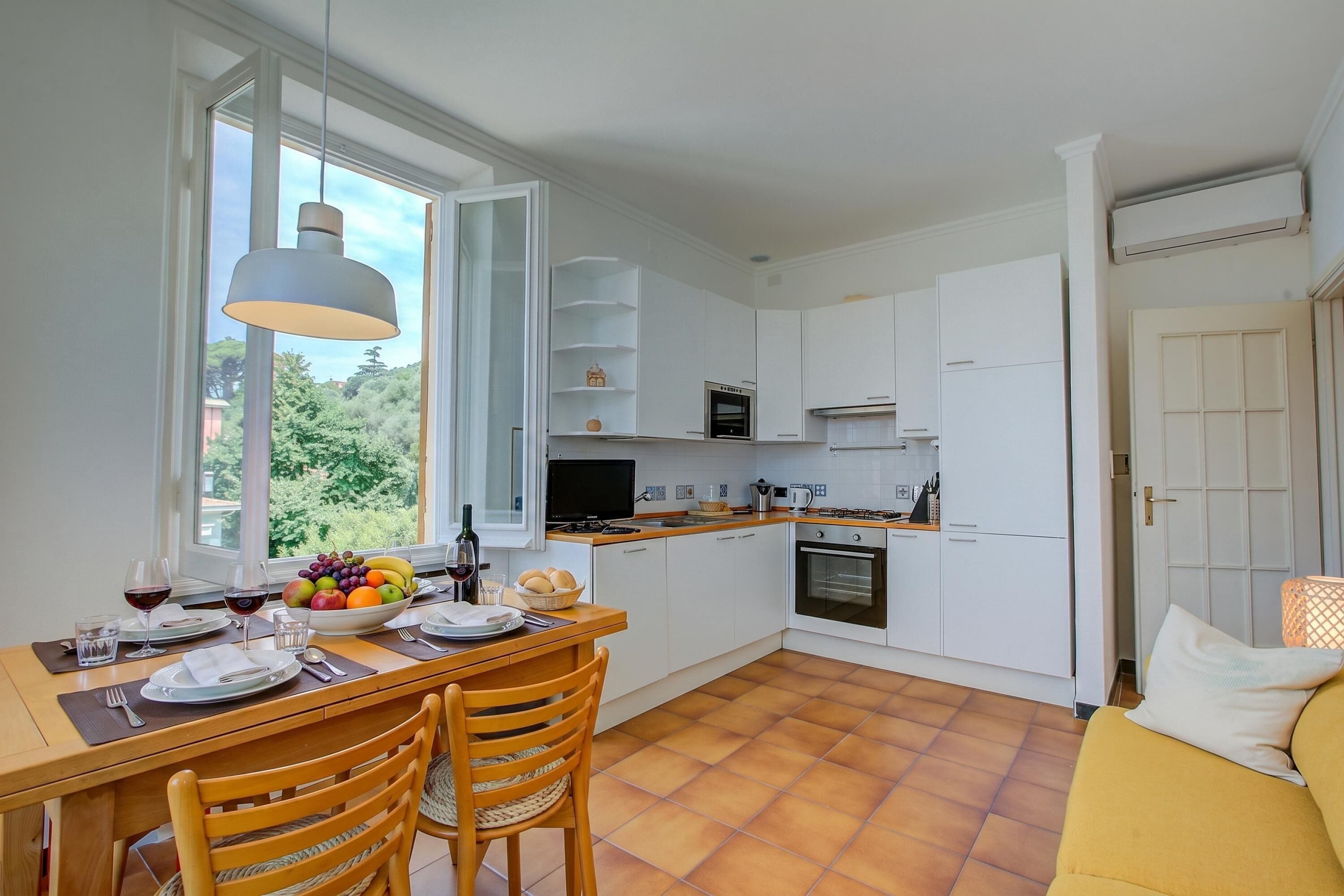 Standard-Apartment, 2 Schlafzimmer, Mikrowelle (Respiro Di Mare Cavi Di Lavagna) | Eigene Küche