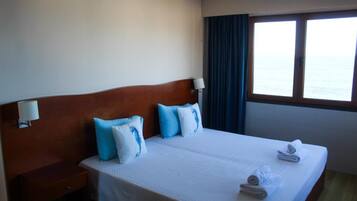 Apartment, 2 Bedrooms, Balcony, Sea View | Blackout drapes, iron/ironing board (on request), WiFi (free)