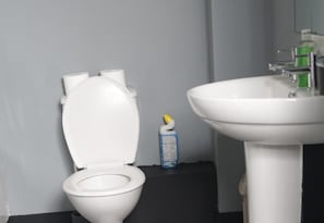 Chuveiro/banheira combinados, banheira de imersão, secador de cabelo