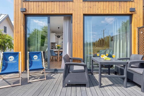 Parzybutówka | Modernes Haus mit Terrasse und Klimaanlage | Ein ruhiger Aufenthalt