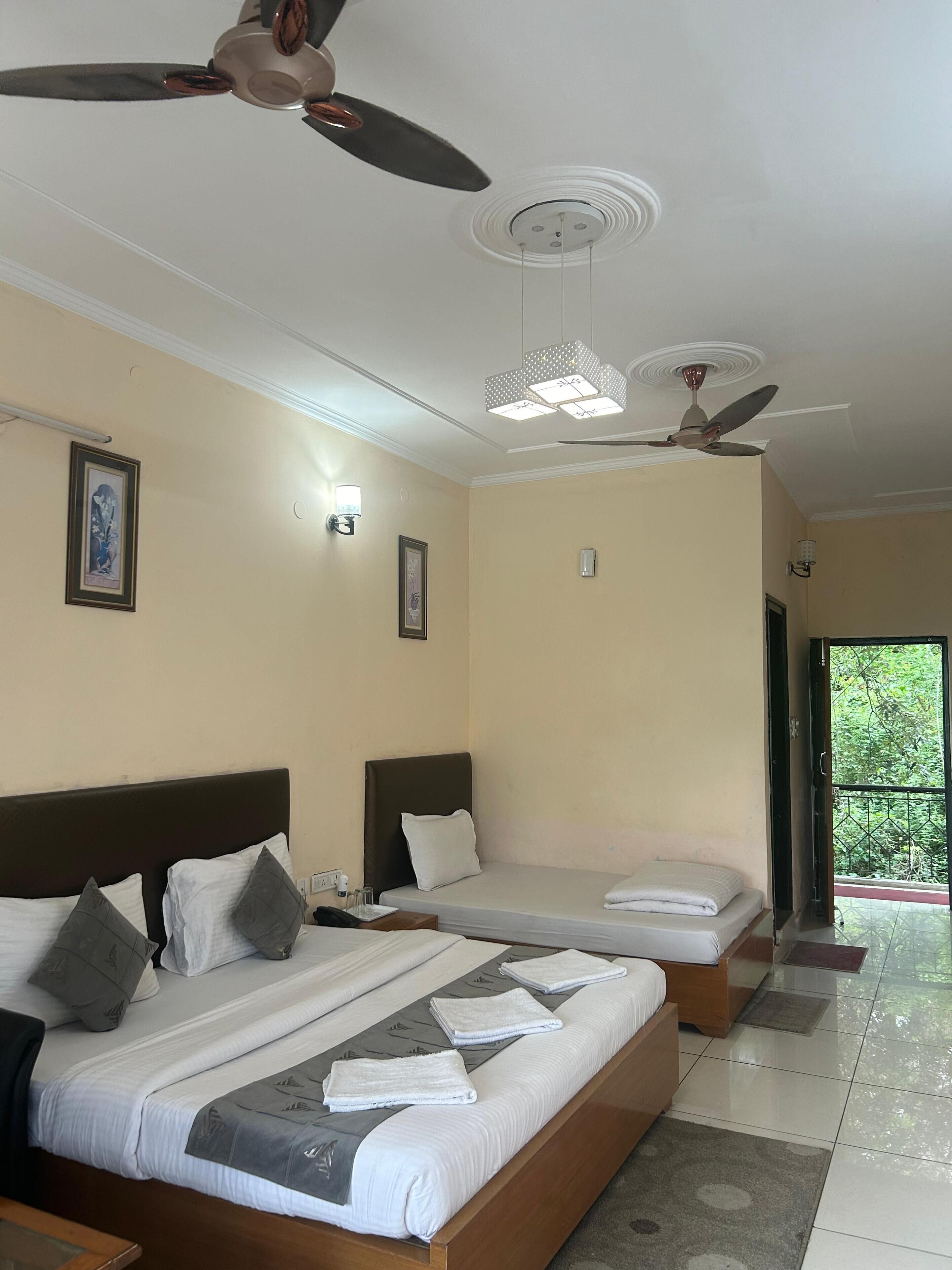 Suite familiar, vista al jardín