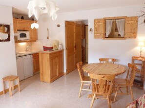 Dining - Cozy apartment, sun and view - 4 guests (Arêches-Beaufort)